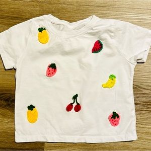 Zara Girl Fruit Tee- Size 6/7